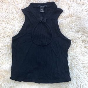 Forever 21 keyhole crop top
